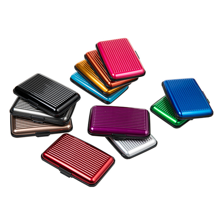 Aluminium Metal Credit Card Wallet Haysta