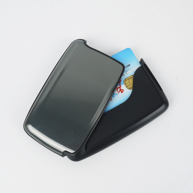 Fudud Furan RFID Madawga Aluminum Kaarka Ragga Wallet